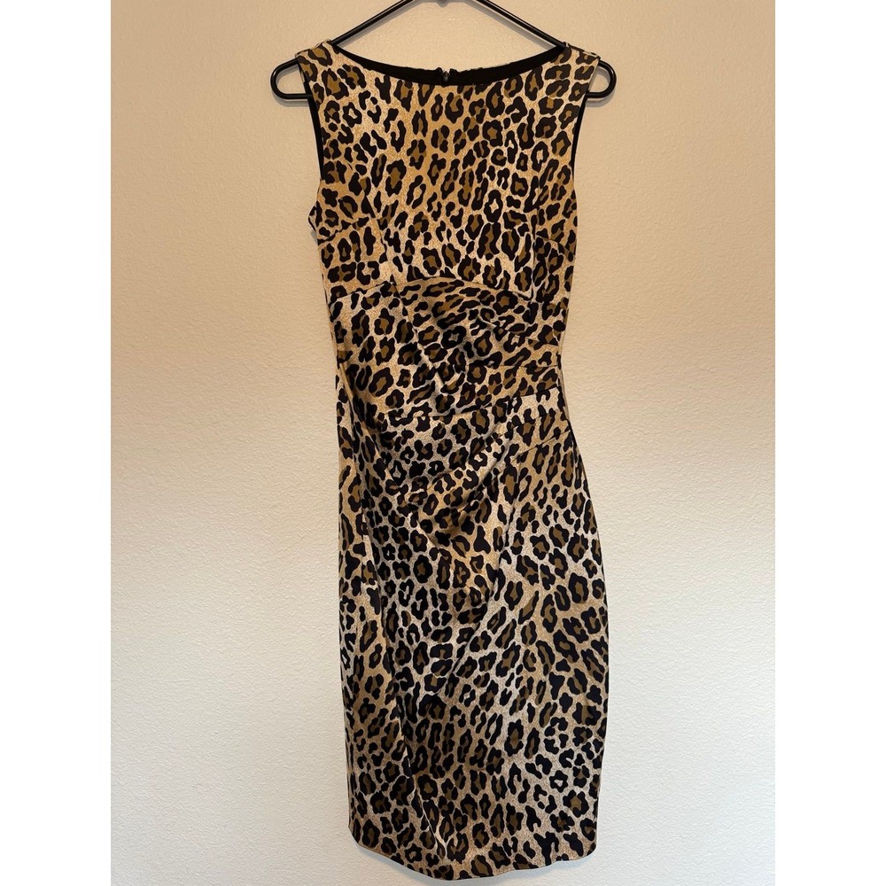 Cache Vintage Y2K Leopard Print Dress